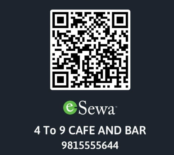 4 to 9 cafe Payment Gateway QR CODE